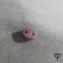 Load image into Gallery viewer, Pave Beads, Pave Oval Beads, Pave Jewelry, Pave Beads, Silver Finding, Jewelry Components