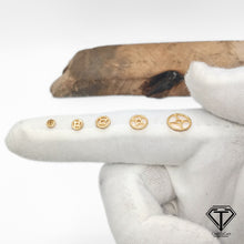 Load image into Gallery viewer, Pave Diamond Spacer, 14k Solid Gold, 925 Sterling Silver, Diamond Wheel, Diamond Spacer Beads, Spacer Wheel