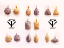 Load image into Gallery viewer, Pave Diamond Charm, Small Clover Charm Pendant - CraftToCart