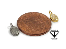 Load image into Gallery viewer, Pave Diamond Charm, Small Clover Charm Pendant - CraftToCart