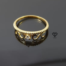 Load image into Gallery viewer, Diamond Ring, Wedding Ring, 925 Sterling Silver Ring