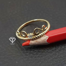 Load image into Gallery viewer, Diamond Ring, Wedding Ring, 925 Sterling Silver Ring