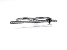 Load image into Gallery viewer, Pave Diamond Two Finger Ring - CraftToCart