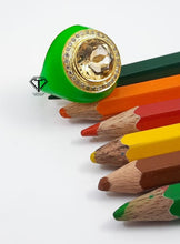 Load image into Gallery viewer, Pave Diamond Enamel Ring, Beautiful Minimalist Enamel Ring With Citrine