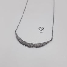 Load image into Gallery viewer, Pave Diamond Smiley Connector Necklace, 925 Sterling Silver, Diamond Smiley Findings, Pave Diamond Jewelry
