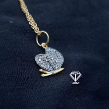 Load image into Gallery viewer, Pave Diamond Butterfly Charm, 925 Sterling Silver, Diamond Findings, Pave Diamond Jewelry
