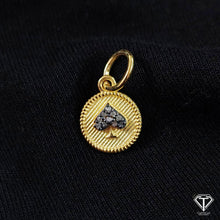 Load image into Gallery viewer, 5Pc Pave Diamond Pendant Heart Charm
