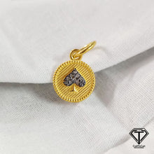 Load image into Gallery viewer, 5Pc Pave Diamond Pendant Heart Charm

