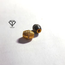 Load image into Gallery viewer, Pave Diamond Designer Oval Bead, Pave Diamond Beads, Pave Findings
