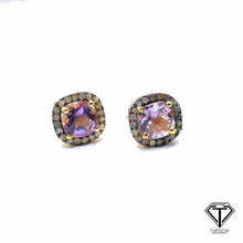 Load image into Gallery viewer, Drop Earrings, Natural Amethyst Earrings, Modern Stylish Earring, Jewelry Findings, Handmade Jewelry
