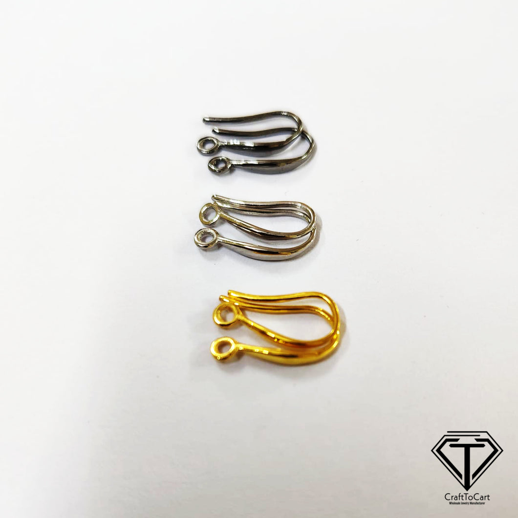 5Pc Pave Hoops, Mini Sterling Hoops