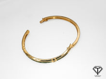 Load image into Gallery viewer, Pave Emerald Bangle, Handmade Designer Bangles, 925 Sterling Silver, Women Bangle Jewelry
