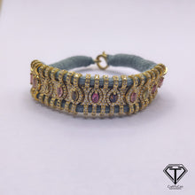 Load image into Gallery viewer, Pave Diamond Bracelet, Handmade Designer Diamond Bangles, 925 Sterling Silver, Women Diamond Bangle Jewelry
