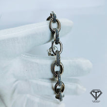 Load image into Gallery viewer, Pave Bracelet, Handmade Designer Bangles, 925 Sterling Silver, Women Bangle Jewelry
