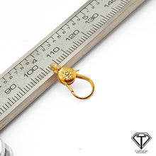 Load image into Gallery viewer, Pave Diamond Lock, 14k Solid Gold Diamond Clasp, Jewelry Components, Findings
