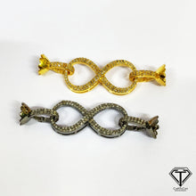 Load image into Gallery viewer, Pave Diamond Double Side Lobster, Pave Diamond Clasp
