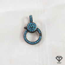 Load image into Gallery viewer, Pave Turquoise Lobster Clasp

