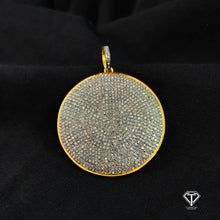 Load image into Gallery viewer, Round Pendant, Pave Diamond Round Pendant
