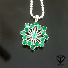 Load image into Gallery viewer, Emerald Pendant, Jewelry Component
