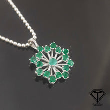 Load image into Gallery viewer, Emerald Pendant, Jewelry Component
