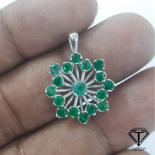 Load image into Gallery viewer, Emerald Pendant, Jewelry Component
