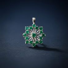 Load image into Gallery viewer, Emerald Pendant, Jewelry Component
