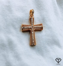 Load image into Gallery viewer, Cross Pendant, Pave Diamond Cross Pendant, Handmade Jewelry
