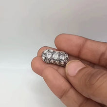 Load and play video in Gallery viewer, Pave Diamond Polki Beads, Diamond Spacer Bead, Designer Beads, Pave Findings
