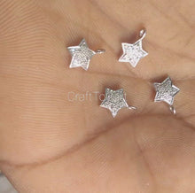 Load and play video in Gallery viewer, Pave Diamond Star Charm Pendant
