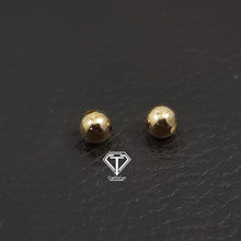 Load image into Gallery viewer, 4mm, 6mm, 8mm 14K Gold Filled Ball Beads, Round Brass Ball Bead
