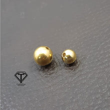 Load image into Gallery viewer, 4mm, 6mm, 8mm 14K Gold Filled Ball Beads, Round Brass Ball Bead
