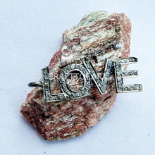 Load image into Gallery viewer, Pave Diamond Silver Love Connector Pendant - CraftToCart
