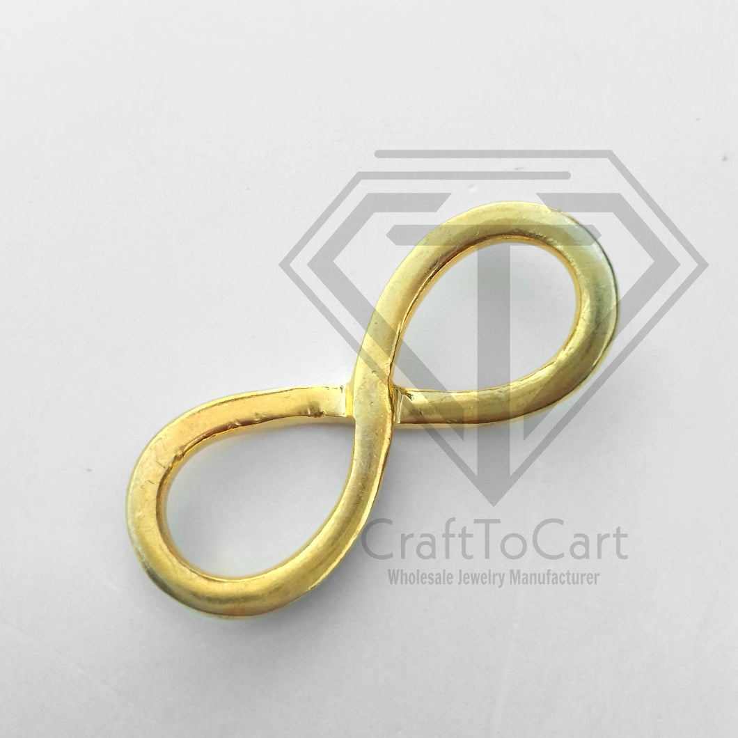 925 Sterling Silver Infinity Connector - CraftToCart