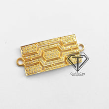 Load image into Gallery viewer, Pave Diamond Rectangle Unique Design Connector - CraftToCart
