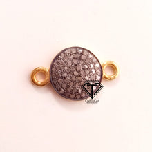 Load image into Gallery viewer, Pave Diamond Round Connector - CraftToCart
