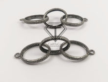 Load image into Gallery viewer, Pave Diamond Interlink Bracelet Connector - CraftToCart
