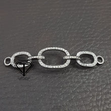 Load image into Gallery viewer, Pave Diamond Bracelet Link, Pave Diamond Interlink bracelet connector - CraftToCart
