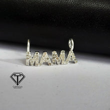 Load image into Gallery viewer, Pave Diamond Connector, MAMA Connector, Pave Diamond MAMA Bar Connector, Diamond Bar Connector, Pave Diamond Jewelry
