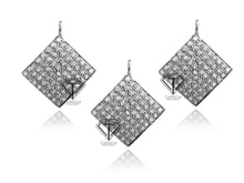 Load image into Gallery viewer, Square Charm, Pave Diamond Square Charm
