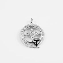 Load image into Gallery viewer, Pave Diamond Round Star Charm - CraftToCart
