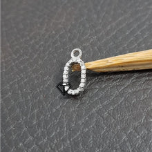 Load image into Gallery viewer, Pave Diamond Numeric &quot;0 to 9&quot; Letter Charm - CraftToCart
