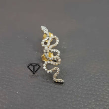 Load image into Gallery viewer, Pave Diamond Snake Stud Earrings, Pave Diamond Earrings - CraftToCart
