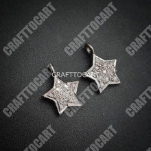 Load image into Gallery viewer, Pave Diamond Star Charm Pendant - CraftToCart
