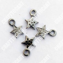 Load image into Gallery viewer, Pave Diamond Star Charm Pendant, Pave Diamond Pendant, 925 Sterling Silver Charm - CraftToCart
