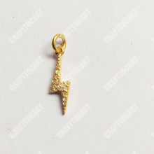 Load image into Gallery viewer, Pave Diamond Thunder Charm - CraftToCart
