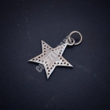 Load image into Gallery viewer, Pave Diamond Enamel Star Pendant - CraftToCart
