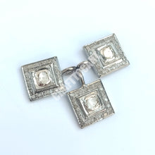 Load image into Gallery viewer, Pave Diamond Square Polki Charm - CraftToCart
