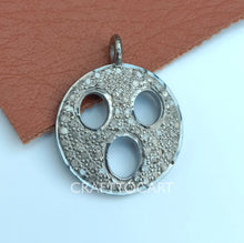 Load image into Gallery viewer, Pave Diamond WOW Face Charm - CraftToCart
