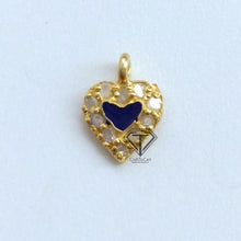 Load image into Gallery viewer, Heart Charm, Enamel Heart Charm Pendant - CraftToCart
