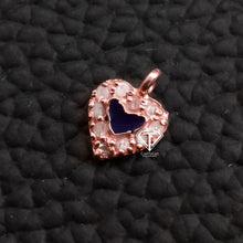 Load image into Gallery viewer, Heart Charm, Enamel Heart Charm Pendant - CraftToCart
